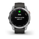 Garmin Epix (Gen 2) GPS Smartwatch - schiefergrau/silber