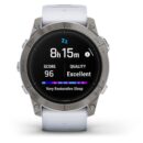 Garmin Epix Pro (Gen 2) Sapphire GPS Smartwatch - 51mm - Titanium/Whitestone - B-Ware