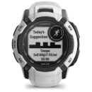 Garmin Instinct 2X Solar GPS Smartwatch Standard Edition - steinweiss