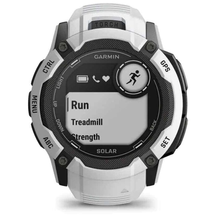 Garmin Instinct 2X Solar GPS Smartwatch Standard Edition - steinweiss – Bild 5
