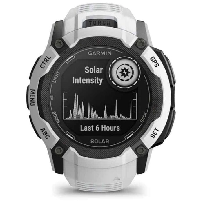 Garmin Instinct 2X Solar GPS Smartwatch Standard Edition - steinweiss – Bild 6