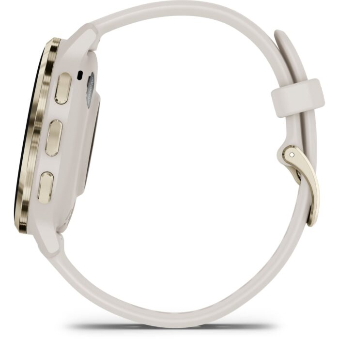 Garmin Venu 3S GPS Smartwatch - elfenbein/softgold – Bild 3