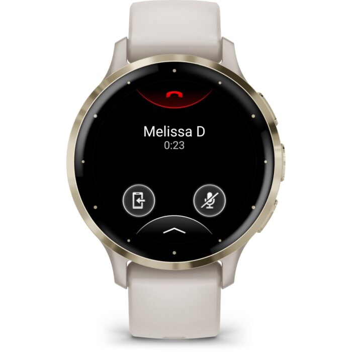 Garmin Venu 3S GPS Smartwatch - elfenbein/softgold – Bild 5