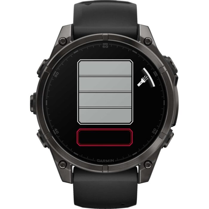 Garmin fenix 8 AMOLED Sapphire GPS Smartwatch - 47mm - Schwarz/Titan Carbongrau DLC – Bild 7