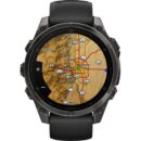 Garmin fenix 8 AMOLED Sapphire GPS Smartwatch - 47mm - Schwarz/Titan Carbongrau DLC