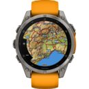 Garmin fenix 8 AMOLED Sapphire GPS Smartwatch - 47mm - Graphit/Spark Orange Titan
