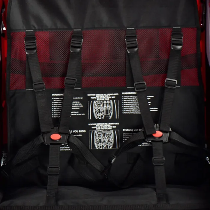 TIGGO VS 2 in 1 Kinderanhänger Jogger mit FederungFahrradanhänger Buggy für 1-2 Kinder 360° Drehbar (Blau) – Bild 5